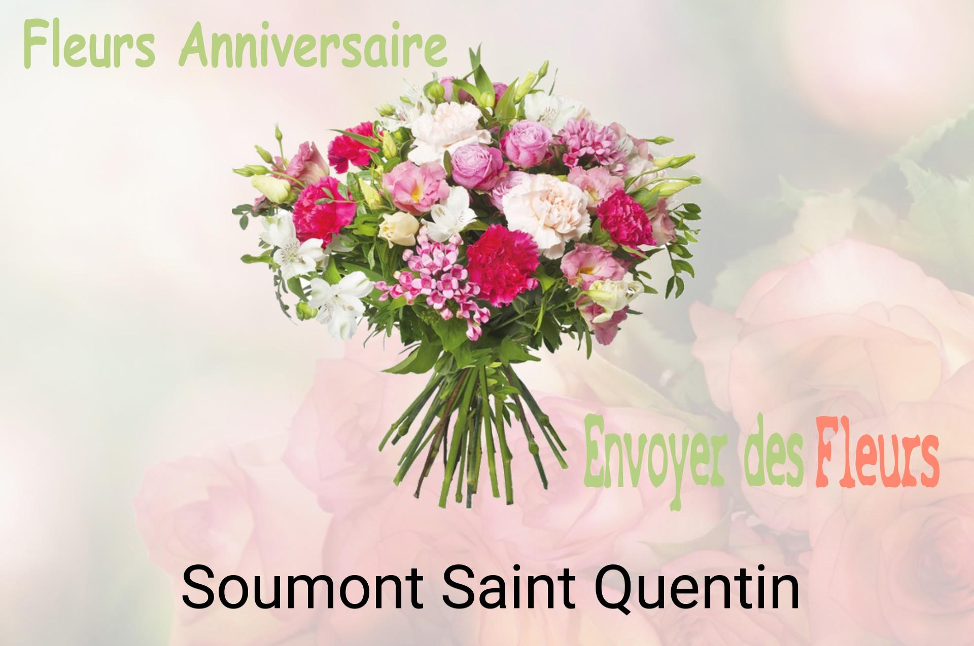 Bouquet de fleurs d’anniversaire livré à Soumont-Saint-Quentin
