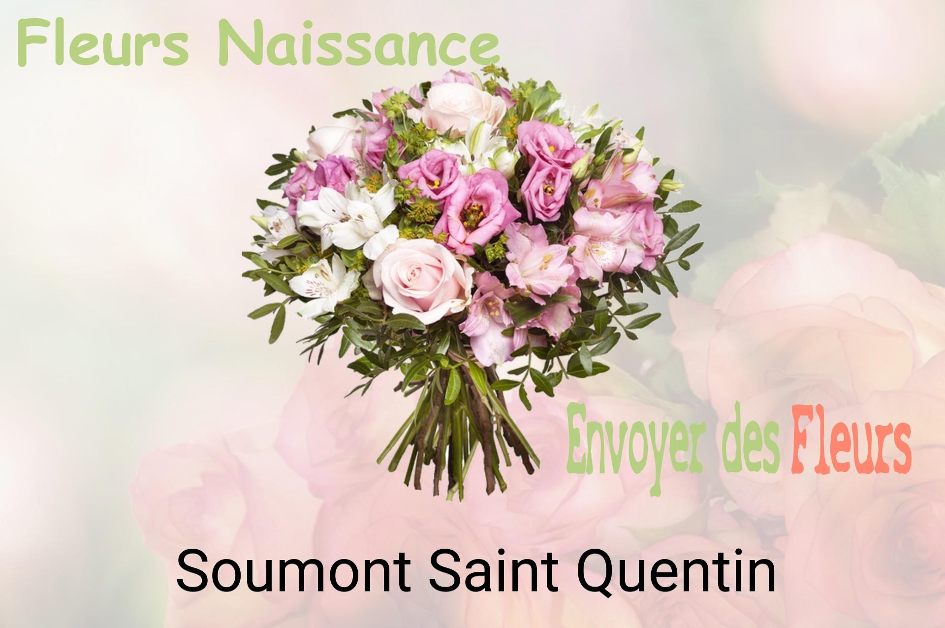 Bouquet de fleurs de naissance livré à Soumont-Saint-Quentin
