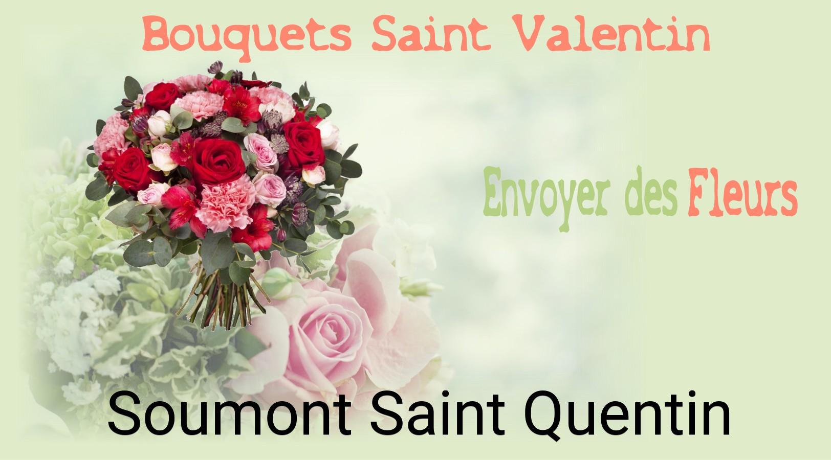Roses de Saint-Valentin livrées à Soumont-Saint-Quentin